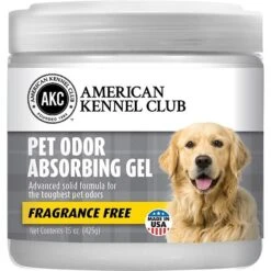 American Kennel Club AKC Fragrance Free Pet Odor Absorbing Solid Gel