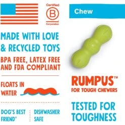 West Paw Rumpus Small Tough Dog Chew Toy 11 West Paw Rumpus Small Tough Dog Chew Toy -Dog Supplies Shop 186548 PT3. AC SS1800 V1629324451
