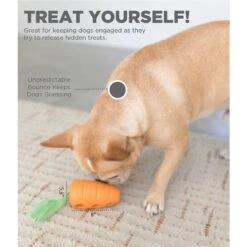 Petstages Carrot Stuffer Treat Dispenser Dog Toy -Dog Supplies Shop 190710 PT2. AC SS1800 V1631682383