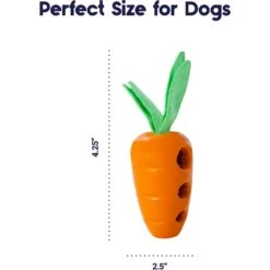 Petstages Carrot Stuffer Treat Dispenser Dog Toy -Dog Supplies Shop 190710 PT4. AC SS1800 V1631688418