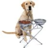 Etna 3 Step Adjustable Elevated Dog & Cat Bowls, 4-cup -Dog Supplies Shop 191445 MAIN. AC SS1800 V1565364814