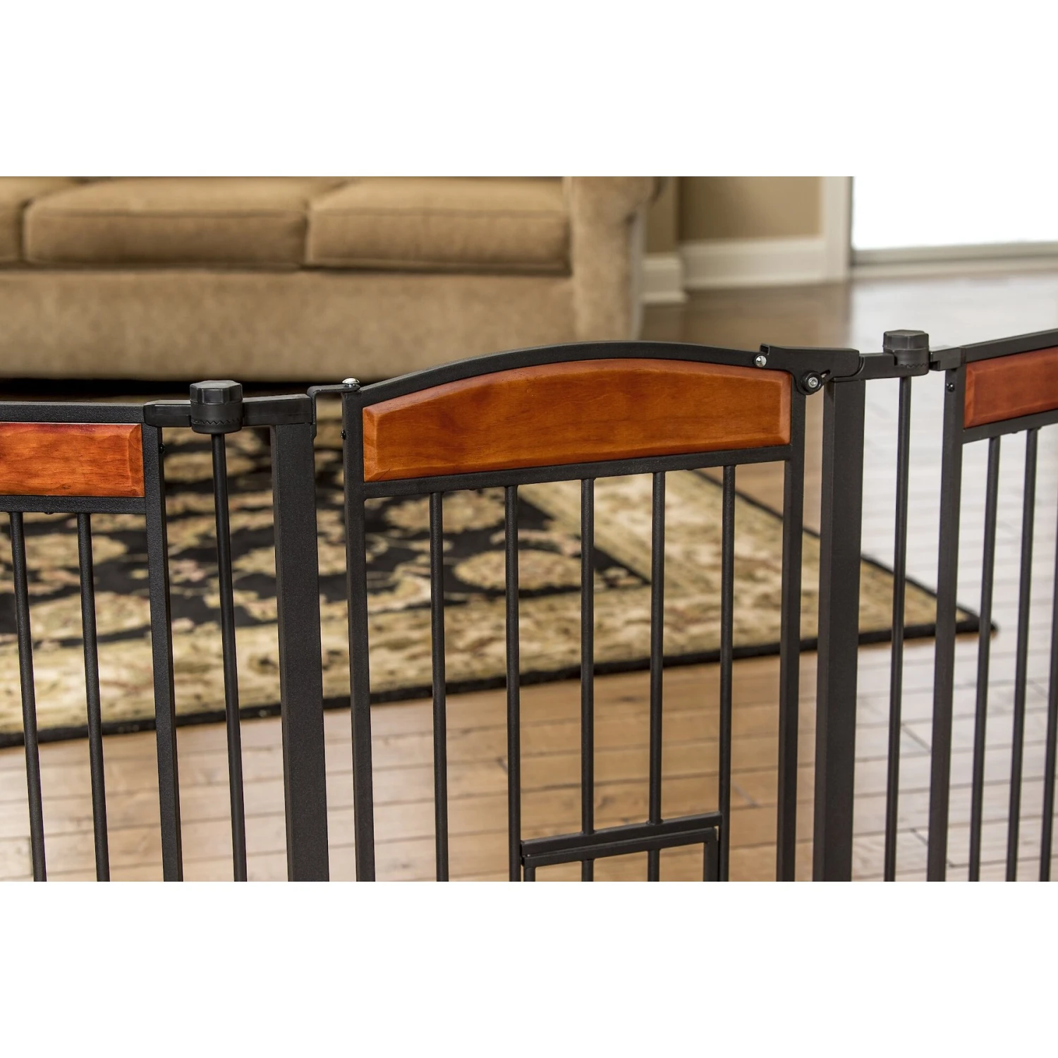 Carlson Pet Products Deluxe Flexi Dog Gate, 28-in 6 Carlson Pet Products Deluxe Flexi Dog Gate, 28-in - Image 4