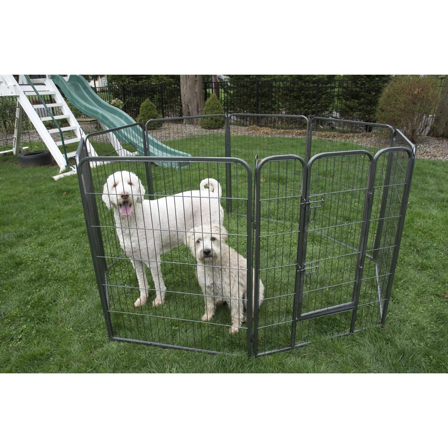 Iconic Pet Heavy Duty Wire Dog Playpen 5 Iconic Pet Heavy Duty Wire Dog Playpen - Image 3