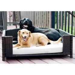 Iconic Pet Rattan Rectangular Sofa Cat & Dog Bed With Removable Cover, Espresso 10 Iconic Pet Rattan Rectangular Sofa Cat & Dog Bed With Removable Cover, Espresso -Dog Supplies Shop 192464 PT3. AC SS1800 V1568755927