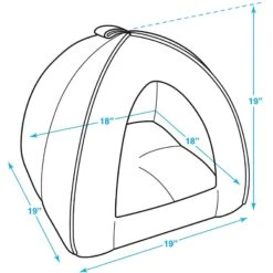 Best Pet Supplies Linen Tent Covered Cat & Dog Bed 9 Best Pet Supplies Linen Tent Covered Cat & Dog Bed -Dog Supplies Shop 193071 PT3. AC SS1800 V1568064433