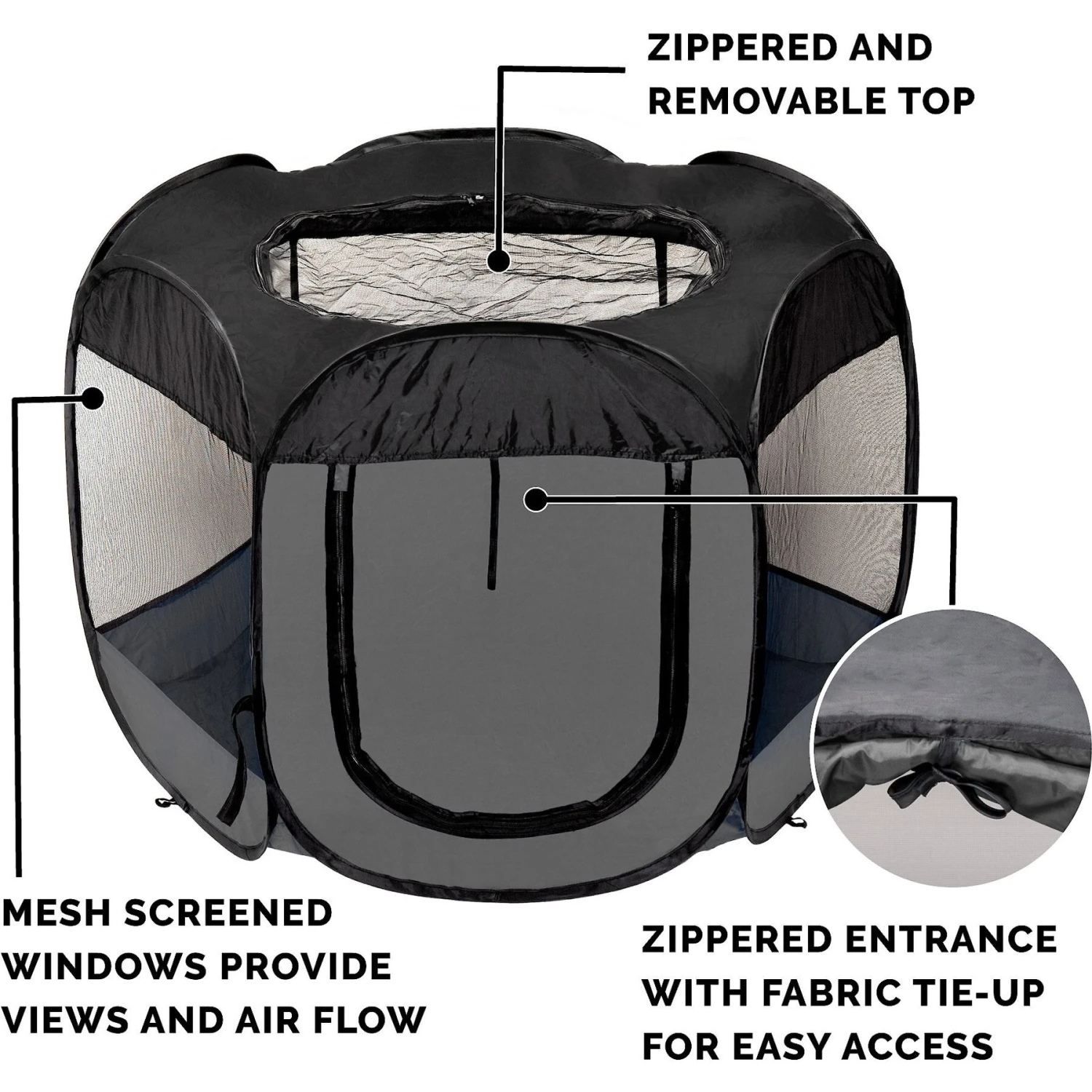 FurHaven Soft-sided Dog & Cat Playpen 7 FurHaven Soft-sided Dog & Cat Playpen - Image 5