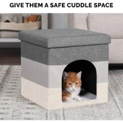 FurHaven House Footstool & Ottoman Dog & Cat Bed 15 FurHaven House Footstool & Ottoman Dog & Cat Bed -Dog Supplies Shop 198861 PT5. AC SS1800 V1568235206