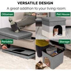 FurHaven House Footstool & Ottoman Dog & Cat Bed 17 FurHaven House Footstool & Ottoman Dog & Cat Bed -Dog Supplies Shop 198861 PT7. AC SS1800 V1568235221