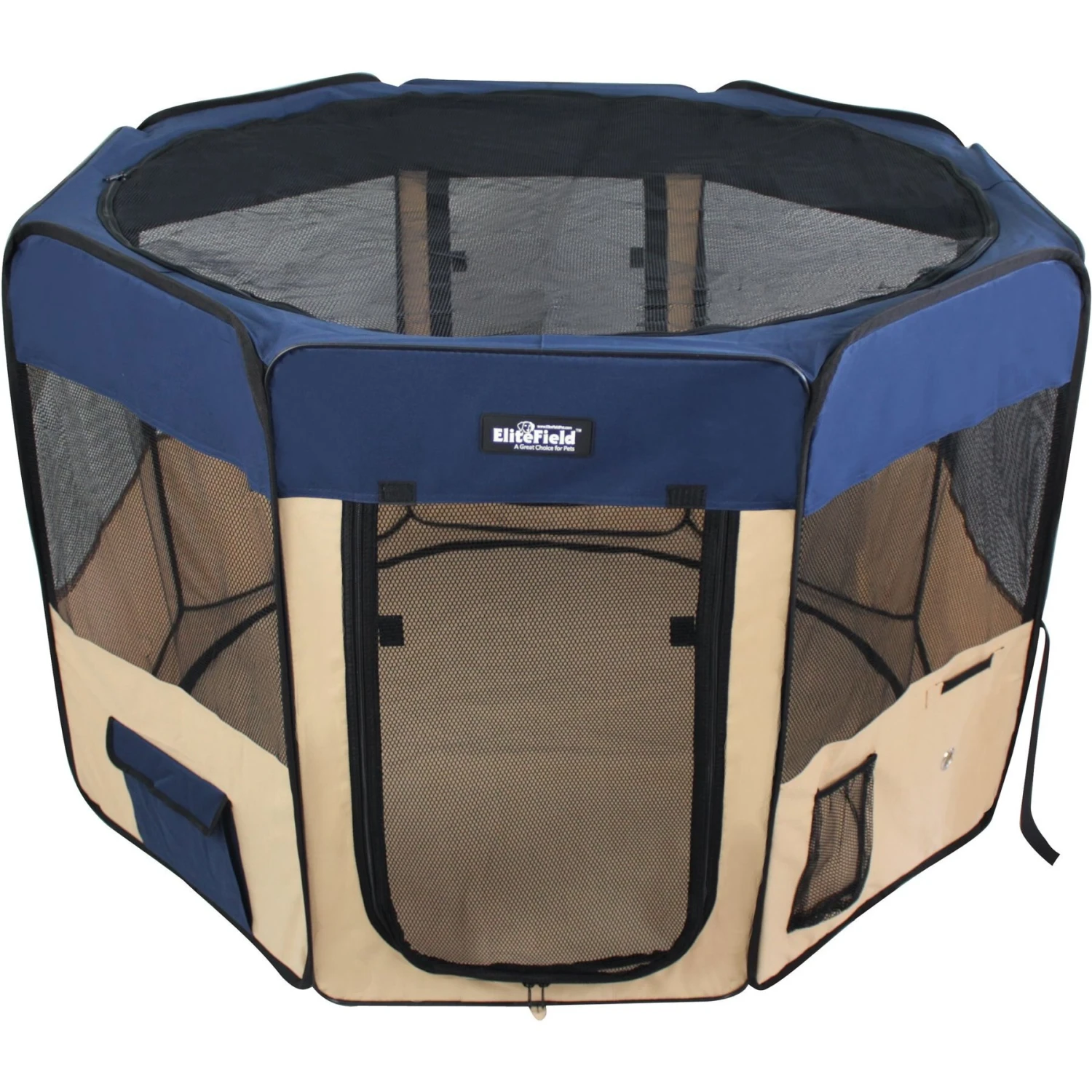 EliteField 2-Door Soft-Sided Dog & Cat Playpen 4 EliteField 2-Door Soft-Sided Dog & Cat Playpen - Image 2