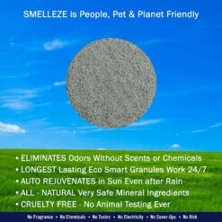 Smelleze Natural Vomit & Smell Absorbent Granules, 2-lb Bottle 13 Smelleze Natural Vomit & Smell Absorbent Granules, 2-lb Bottle -Dog Supplies Shop 205625 PT4. AC SS1800 V1628286418