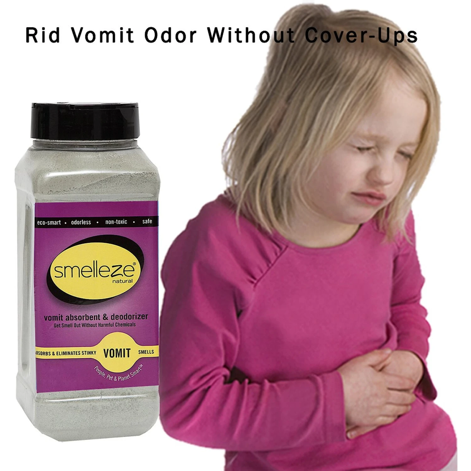 Smelleze Natural Vomit & Smell Absorbent Granules, 2-lb Bottle 8 Smelleze Natural Vomit & Smell Absorbent Granules, 2-lb Bottle - Image 6