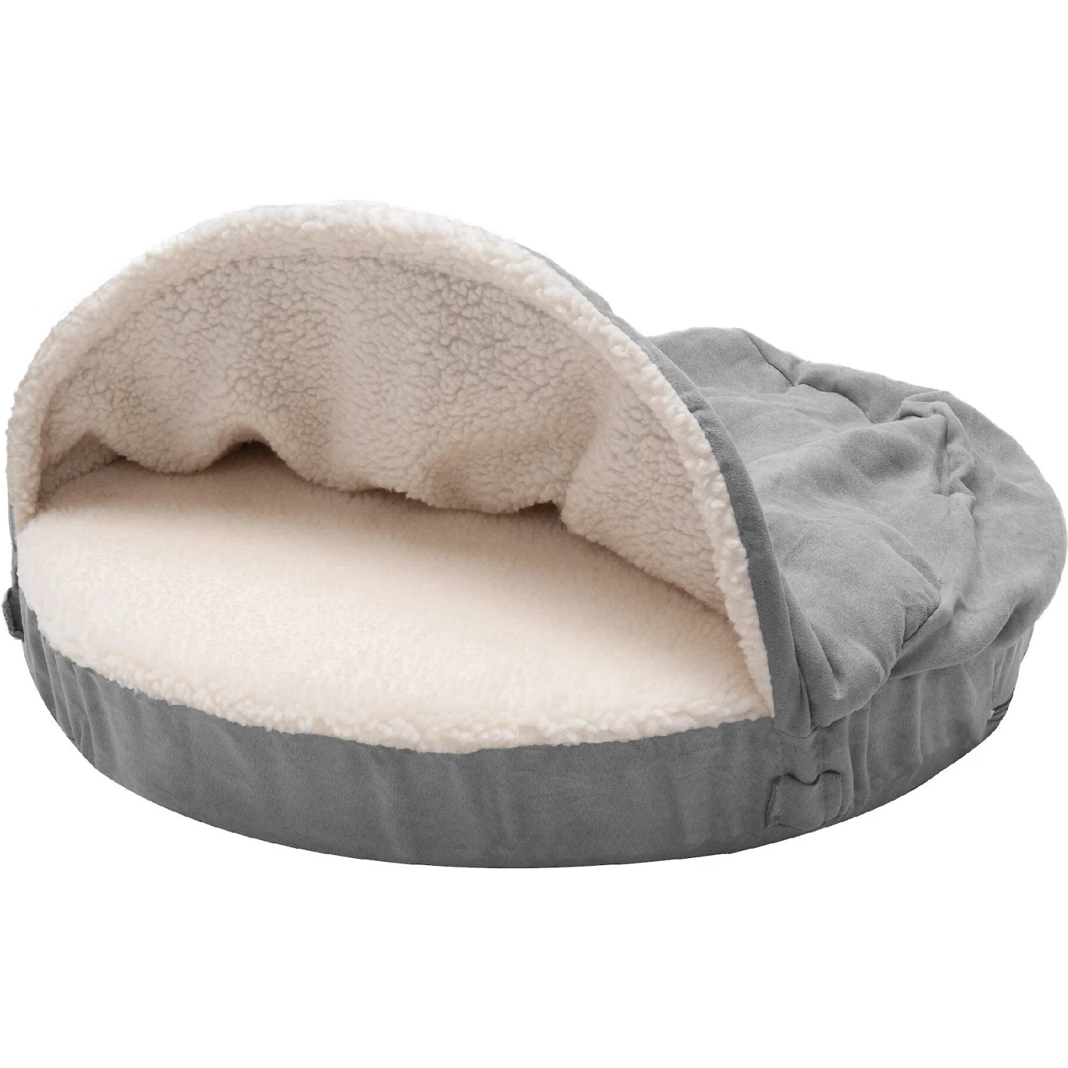 FurHaven Faux Sheepskin Snuggery Memory Top Cat & Dog Bed With Removable Cover 5 FurHaven Faux Sheepskin Snuggery Memory Top Cat & Dog Bed With Removable Cover - Image 3