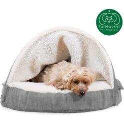 FurHaven Faux Sheepskin Snuggery Memory Top Cat & Dog Bed With Removable Cover 14 FurHaven Faux Sheepskin Snuggery Memory Top Cat & Dog Bed With Removable Cover -Dog Supplies Shop 206661 PT3. AC SS1800 V1617153725