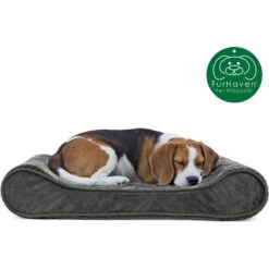 FurHaven Minky Plush Luxe Lounger Orthopedic Cat & Dog Bed With Removable Cover -Dog Supplies Shop 206687 PT3. AC SS1800 V1625263382