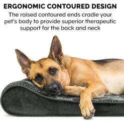 FurHaven Minky Plush Luxe Lounger Orthopedic Cat & Dog Bed With Removable Cover -Dog Supplies Shop 206687 PT7. AC SS1800 V1625264292