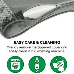 FurHaven Minky Plush Luxe Lounger Orthopedic Cat & Dog Bed With Removable Cover -Dog Supplies Shop 206687 PT8. AC SS1800 V1625263359