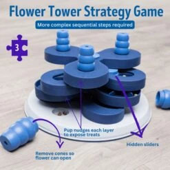 TRIXIE Flower Tower Activity Strategy Game Dog Toy -Dog Supplies Shop 207403 PT3. AC SS1800 V1686335613