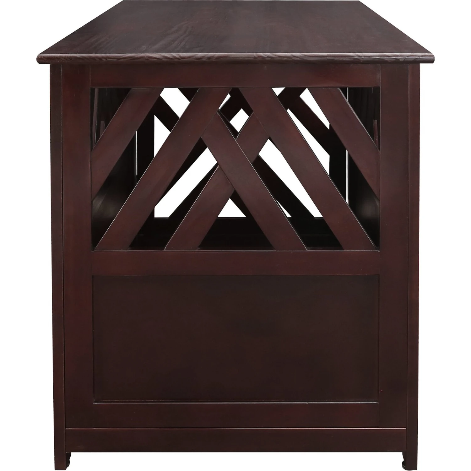 Casual Home Modern Lattice Single Door Furniture Style Dog Crate & End Table 6 Casual Home Modern Lattice Single Door Furniture Style Dog Crate & End Table - Image 4