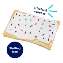 Frisco Frosted Pastry Stuffing-Free Flat Plush Squeaky Dog Toy -Dog Supplies Shop 213812 PT2. AC SS1800 V1686580151