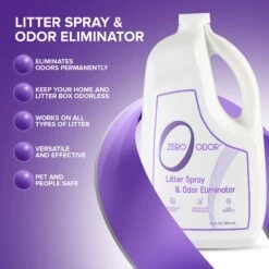 Zero Odor Litter Spray & Pet Odor Eliminator, 64-oz Bottle -Dog Supplies Shop 214708 PT5. AC SS1800 V1661831042