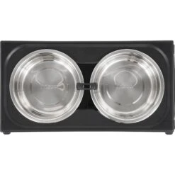 Frisco Stainless Steel Bowls With Adjustable Elevated Holder -Dog Supplies Shop 216015 PT3. AC SS1800 V1591020388