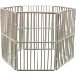 Cardinal Gates Portable Outdoor Dog Pen, White -Dog Supplies Shop 217352 PT2. AC SS1800 V1580827976