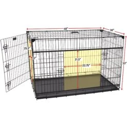 Lucky Dog Sliding Double Door Wire Dog Crate 12 Lucky Dog Sliding Double Door Wire Dog Crate -Dog Supplies Shop 217625 PT2. AC SS1800 V1585762884