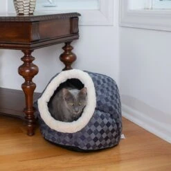 Armarkat Cuddle Cave Dog & Cat Bed, Blue Checkered -Dog Supplies Shop 219068 PT4. AC SS1800 V1603334199