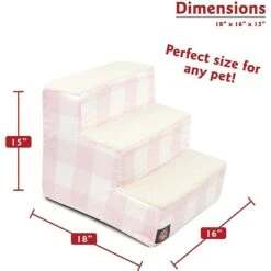 Majestic Pet Anderson Check Cat & Dog Stairs 10 Majestic Pet Anderson Check Cat & Dog Stairs -Dog Supplies Shop 220033 pt2. AC SS1800 V1581431010