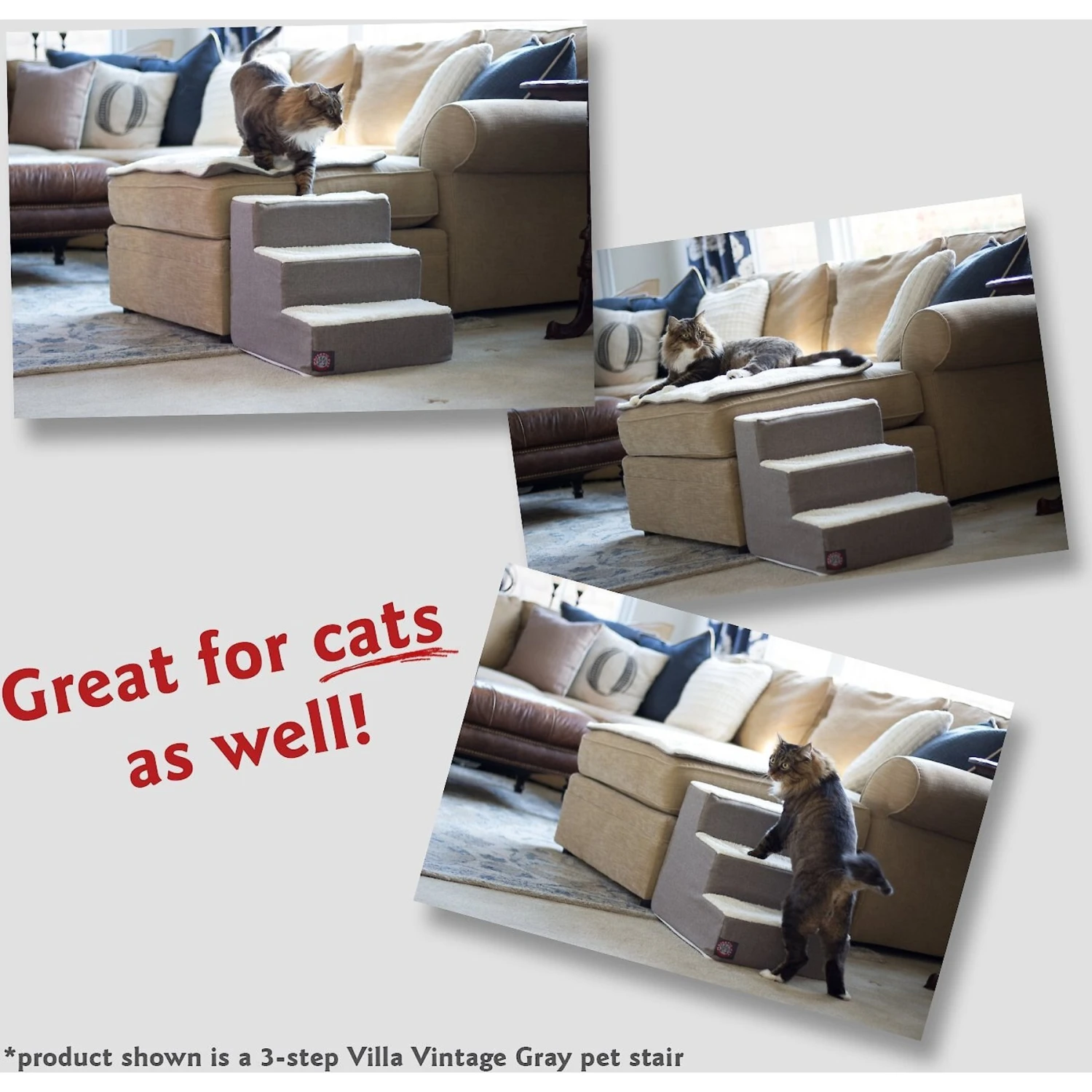 Majestic Pet Anderson Check Cat & Dog Stairs 8 Majestic Pet Anderson Check Cat & Dog Stairs - Image 6