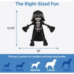 STAR WARS DARTH VADER Plush With Rope Squeaky Dog Toy 6 STAR WARS DARTH VADER Plush With Rope Squeaky Dog Toy -Dog Supplies Shop 220655 PT1. AC SS1800 V1626882140
