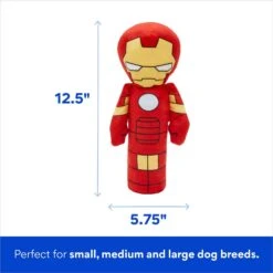 Marvel 's Ironman Bottle Plush Squeaky Dog Toy -Dog Supplies Shop 220730 PT1. AC SS1800 V1698957514