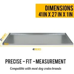 KOPEKS Heavy Duty Multipurpose Replacement Galvanized Metal Tray, Silver 11 KOPEKS Heavy Duty Multipurpose Replacement Galvanized Metal Tray, Silver -Dog Supplies Shop 224458 PT2. AC SS1800 V1583418493