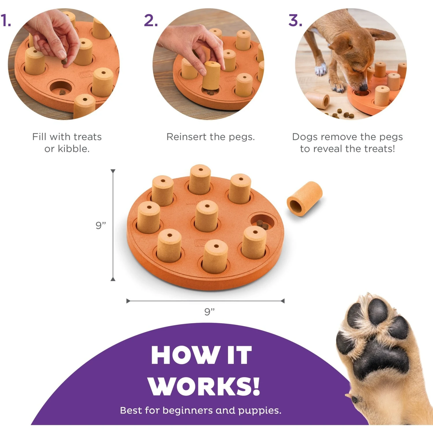 Nina Ottosson By Outward Hound Dog Smart Composite Dog Toy 5 Nina Ottosson By Outward Hound Dog Smart Composite Dog Toy - Image 3