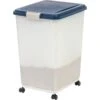 IRIS USA WeatherPro Airtight Dog, Cat, Bird & Other Pet Food Storage Bin Container With Attachable Casters -Dog Supplies Shop 231638 MAIN. AC SS1800 V1680803920