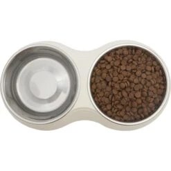 Frisco Stainless Steel Double Dog Bowls With Melamine Stand -Dog Supplies Shop 232092 PT3. AC SS1800 V1605142922