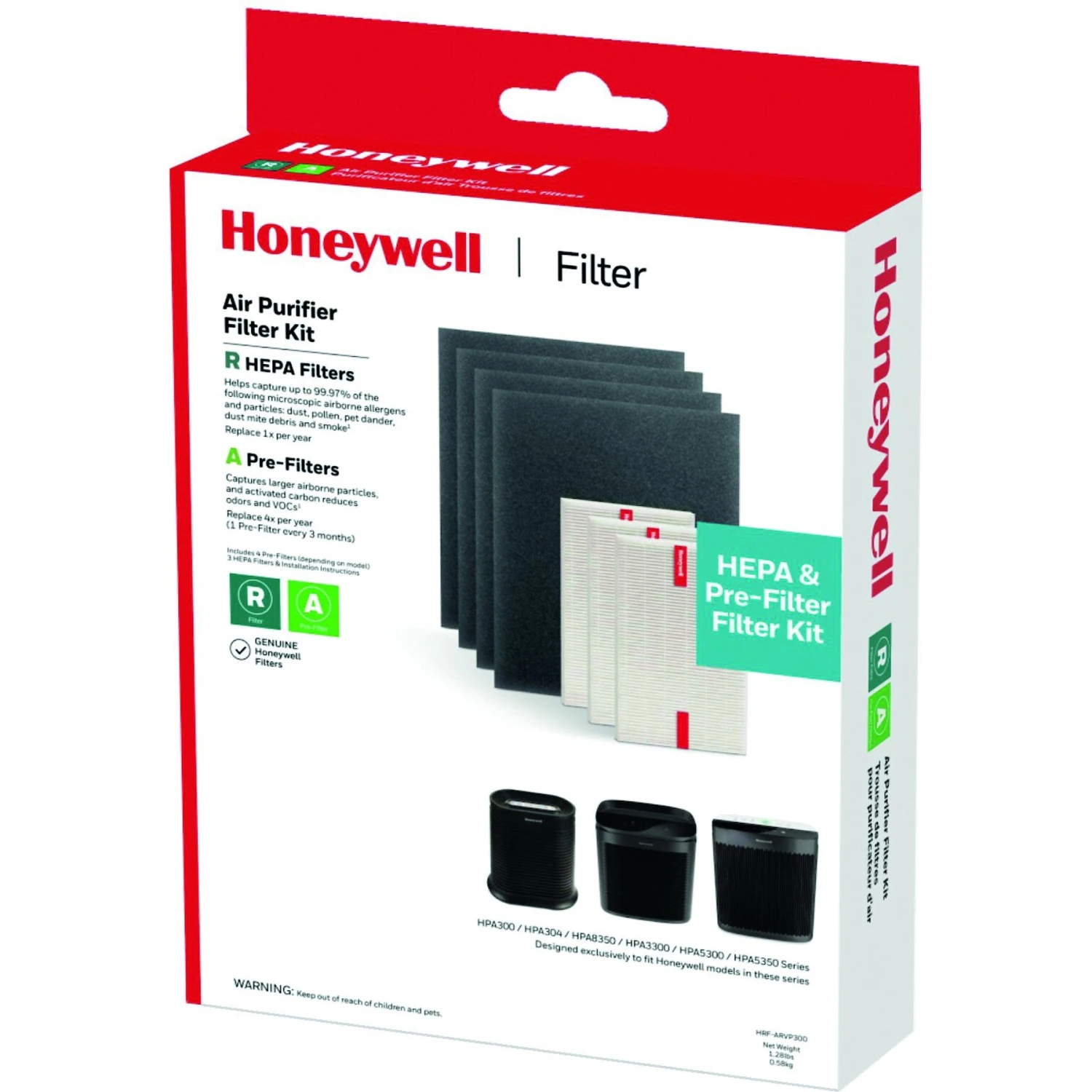 Honeywell HPA300 Series Air Purifier Filter Kit 3 Honeywell HPA300 Series Air Purifier Filter Kit