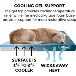 FurHaven Deluxe Oxford Cooling Gel Indoor/Outdoor Dog & Cat Bed With Removable Cover 17 FurHaven Deluxe Oxford Cooling Gel Indoor/Outdoor Dog & Cat Bed With Removable Cover -Dog Supplies Shop 238827 PT6. AC SS1800 V1627619801