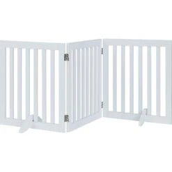 Unipaws 3 Panel Free Standing Dog Gate -Dog Supplies Shop 241582 PT2. AC SS1800 V1600389967