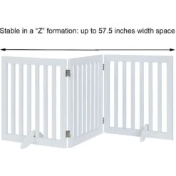 Unipaws 3 Panel Free Standing Dog Gate -Dog Supplies Shop 241582 PT4. AC SS1800 V1600388187