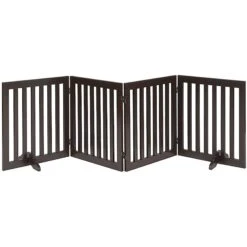 Unipaws 4 Panel Free Standing Dog Gate -Dog Supplies Shop 241588 PT2. AC SS1800 V1600386670