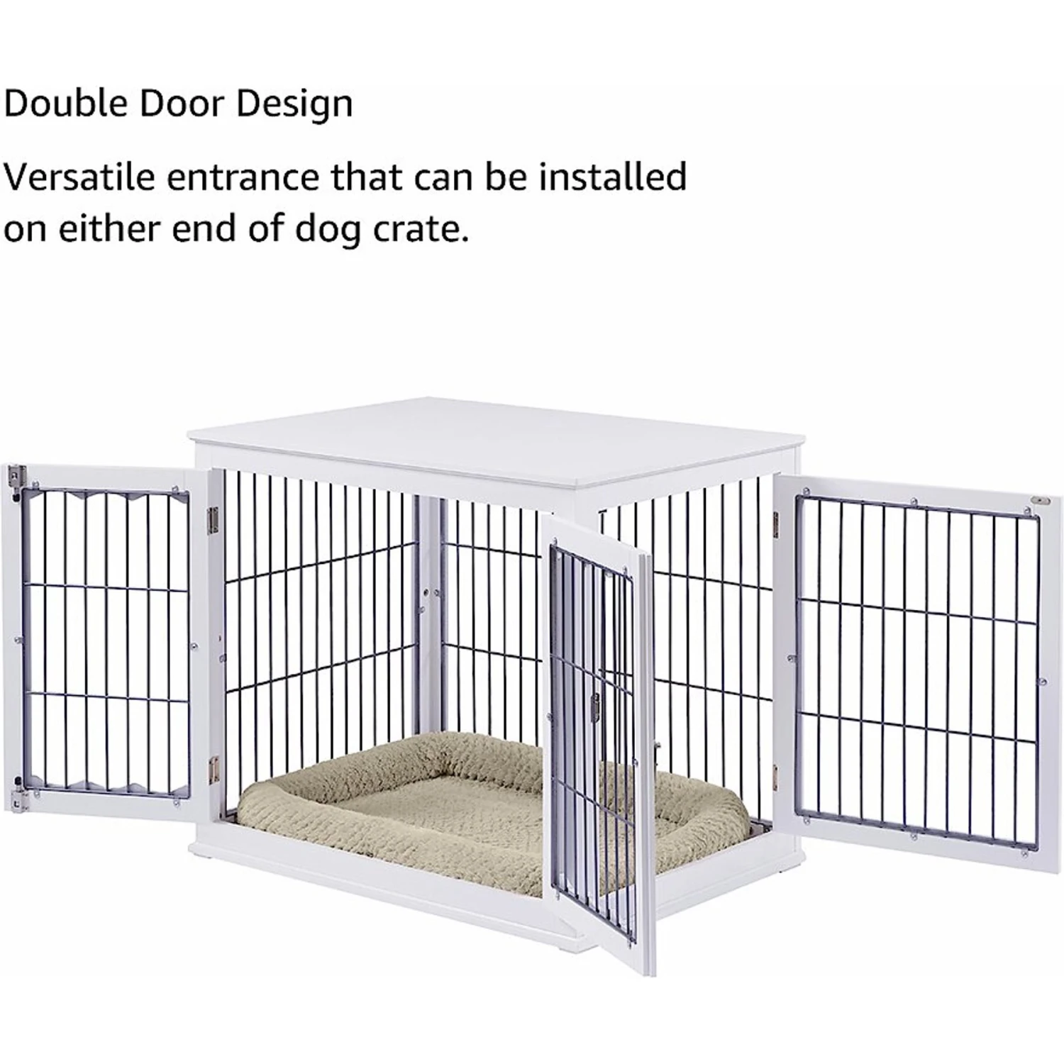 Unipaws End Table Wooden Dog Crate 7 Unipaws End Table Wooden Dog Crate - Image 5