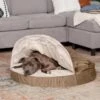 FurHaven Wave Fur & Velvet Orthopedic Snuggery Dog & Cat Bed -Dog Supplies Shop 244490 MAIN. AC SS1800 V1602795423