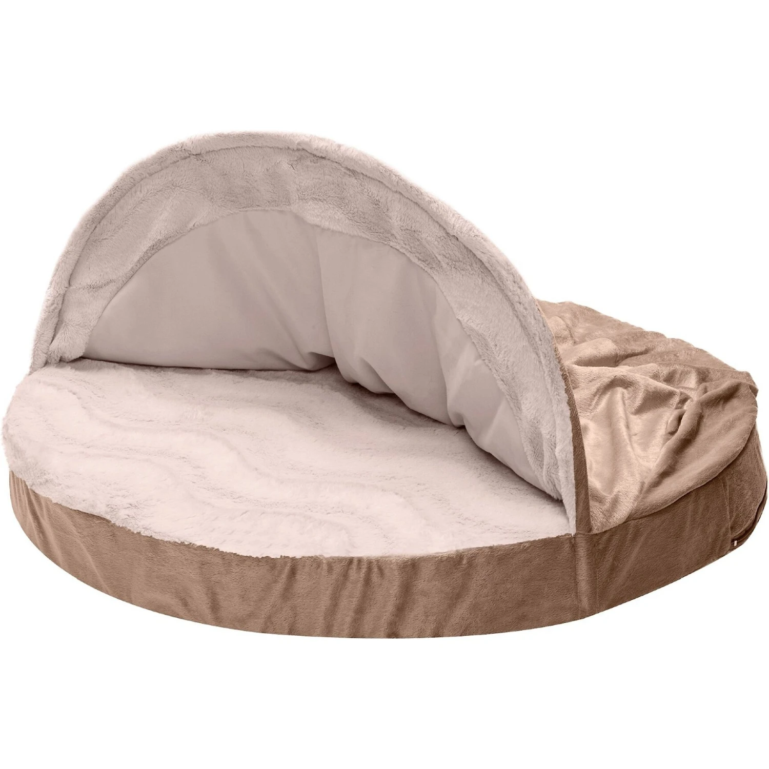 FurHaven Wave Fur & Velvet Orthopedic Snuggery Dog & Cat Bed 5 FurHaven Wave Fur & Velvet Orthopedic Snuggery Dog & Cat Bed - Image 3