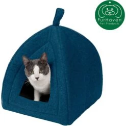 FurHaven Calming Fleece Covered Dog & Cat Bed -Dog Supplies Shop 244616 PT3. AC SS1800 V1612504902
