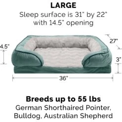 FurHaven Velvet Waves Perfect Comfort Orthopedic Sofa Cat & Dog Bed -Dog Supplies Shop 244630 PT2. AC SS1800 V1669925902