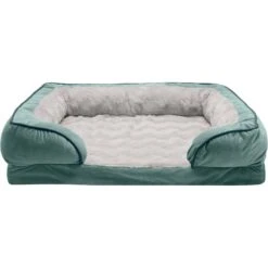 FurHaven Velvet Waves Perfect Comfort Orthopedic Sofa Cat & Dog Bed -Dog Supplies Shop 244630 PT3. AC SS1800 V1669921811