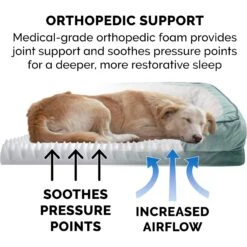 FurHaven Velvet Waves Perfect Comfort Orthopedic Sofa Cat & Dog Bed -Dog Supplies Shop 244630 PT6. AC SS1800 V1669925869