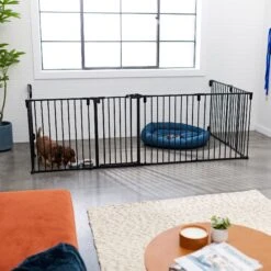 Frisco Steel 8-Panel Configurable Dog Gate & Playpen -Dog Supplies Shop 250603 PT4. AC SS1800 V1615987643