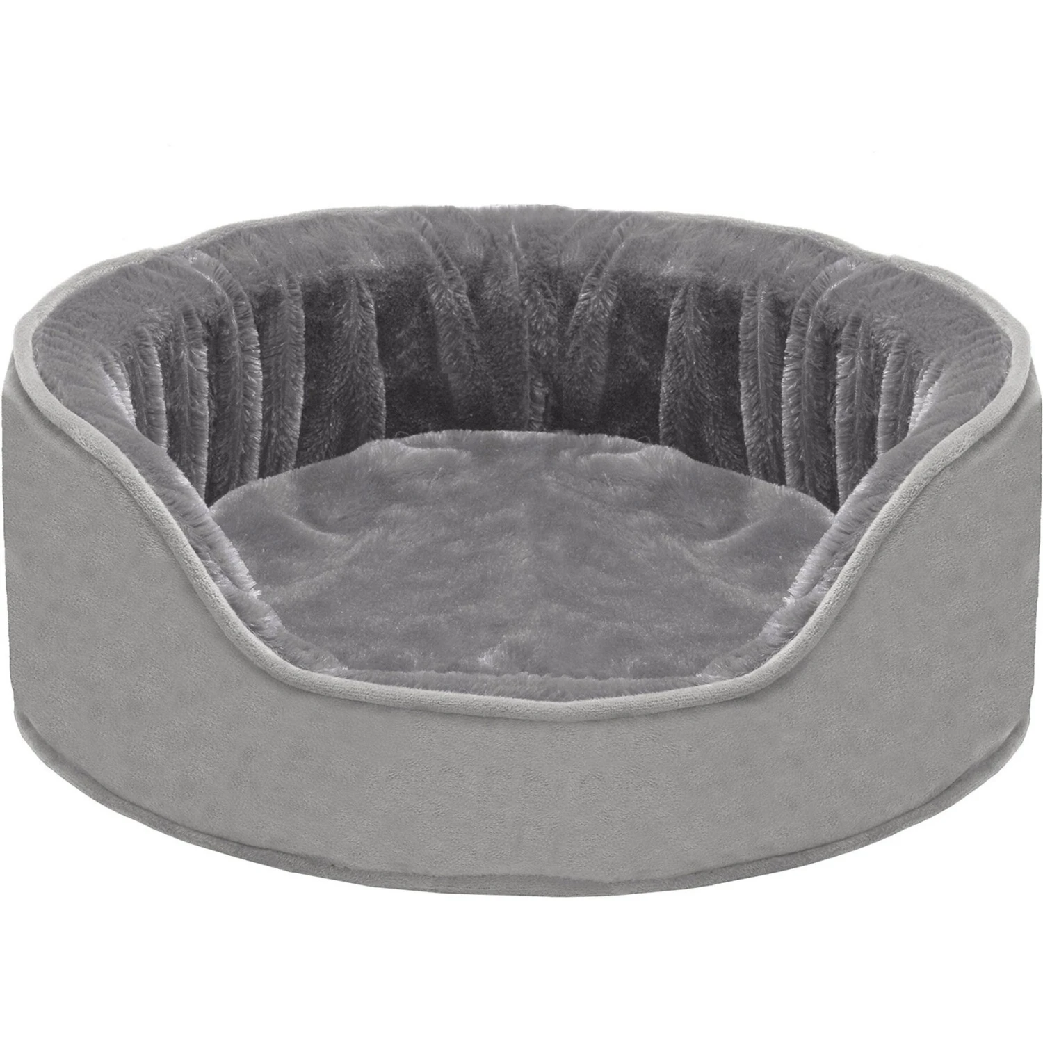 FurHaven Plush & Velvet Orthopedic Bolster Cat & Dog Bed With Removable Cover 5 FurHaven Plush & Velvet Orthopedic Bolster Cat & Dog Bed With Removable Cover - Image 3